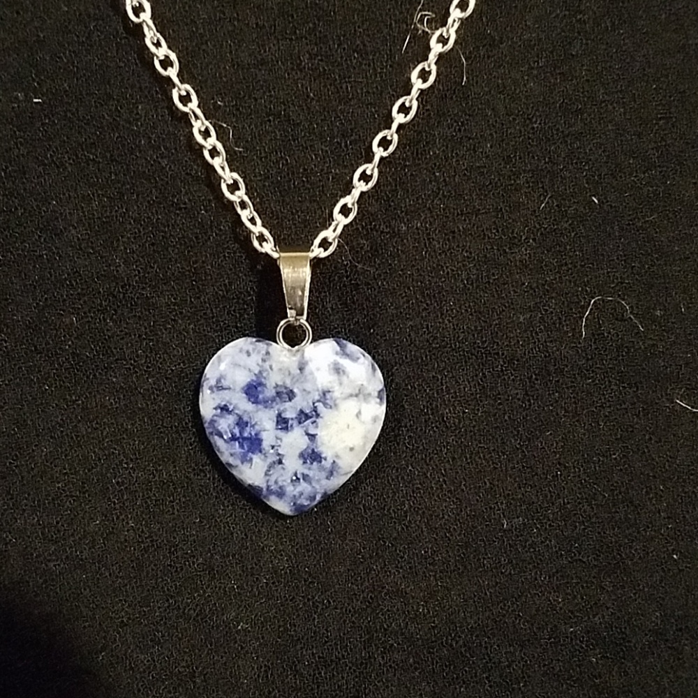 Spotted Blue Lapis Lazuli Chakra Necklace